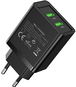 Vention 2-Port USB (A+A) Wall Charger (18W) Black - Nabíječka do sítě