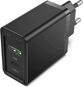 Netzladegerät Vention 2-Port USB (A+C) Wall Charger (18W + 20W PD) Black - Nabíječka do sítě