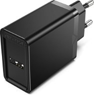 Vention 1-port USB Wall Charger (12W) Black - AC Adapter