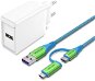 Vention & Alza Charging Kit (18W + 2in1 USB-C/micro USB Cable 1m) Collaboration Type - Nabíječka do sítě