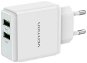 Vention Dual Quick 3.0 USB-A Wall Charger (18 W + 18 W) White - Nabíjačka do siete
