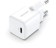 Vention Ultramini 1-Port USB-C Wall Charger (20W) EU-Plug White - AC Adapter
