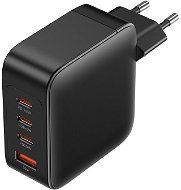 Vention 4-Port USB (C + C + C + A) GaN Charging Kit (140W/140W/30W/18W) EU-Plug fekete - Töltő adapter
