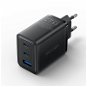 Vention 3-Port USB (C + C + A) GaN Charger (65W/65W/30W) EU-Plug Black - Netzladegerät