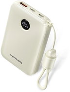 Vention 10000mAh Power Bank (USB-C + USB-C/USB-C/USB-A) 22.5W Beige - Power Bank