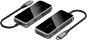 Vention USB-C to HDMI / 3x USB 3.0 / SD / TF / PD Docking Station 0.15M Gray Mirrored Surface Type - Port replikátor
