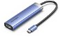 Vention USB-C to HDMI/USB 3.0 x 3/PD Docking Station 0.15M Blue Aluminum Alloy Type - Port-Replikator