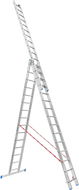 VENBOS Žebřík trojdílný PROFI 3815 3x15, 150kg - Žebřík