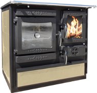 GUČA GULIVER THERMO Smart L left - beige - Wood Stove