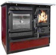 GUČA GULIVER THERMO Smart L left - red - Wood Stove
