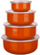 BANQUET edénykészlet narancssárga A01370 - Ételtároló doboz szett