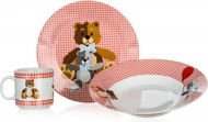 BANQUET Children's 3 Piece Set Bears RED A11867 - Children's Dining Set