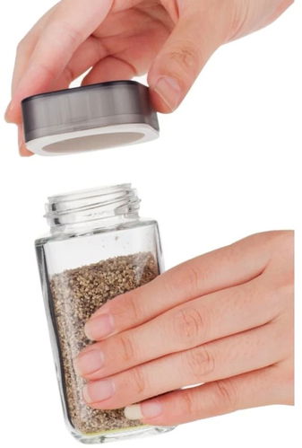 1~16pcs Spices Jars Set Salt and Pepper Shaker 100ml Seasoning Jar