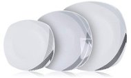 BANQUET Set of square TRINITY plates, 18pcs - Dish Set