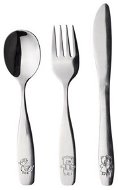 BANQUET ANIMALS 3-piece set of children's cutlery A03691 - Children's Cutlery