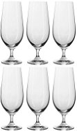 Glass BANQUET Beer glasses 6pcs Leona Crystal 370ml A11306 - Sklenice