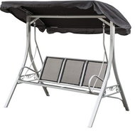 HAPPY GREEN Garden swing NELLA, anthracite - Garden Swing