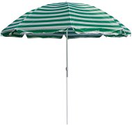 HAPPY GREEN Strand napernyő, zöld-fehér 230cm - Napernyő