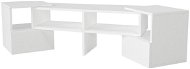 VerdeDesign TV stolek rovný/rohový Duos, bílý - TV stolek