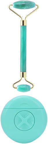 Verk 24362 Masážní váleček Jade Roller s holícím strojkem 3 v 1 modrý - Face Roller - Main image