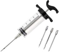 Verk 07325 Practical meat syringe 50 ml, 3 × needle - Grill Skewer