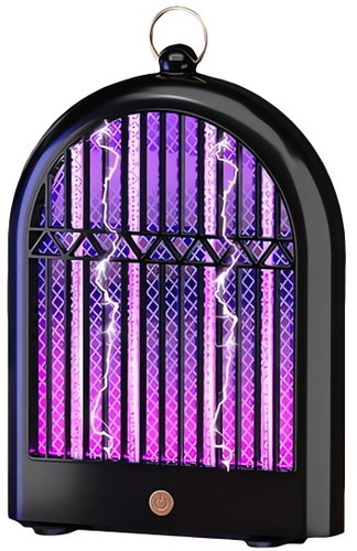 Verk 24604 Electric insect trap with UV light, hanging, 2 modes, USB, black - Electric Insect Trap - Main image