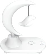 VERK 12368 Lamp with Bluetooth speaker, RGB lighting and wireless charging, whale - Decorative Lighting