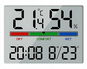 VERK 27438 Teploměr s vlhkoměrem a časem bílý - Meteostanice