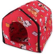 Verk 19003 Domeček pro psa, kočku 35 × 41 × 36 cm červený - Bed