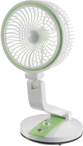 Verk Wireless foldable with LED light green-white - Fan - Main image