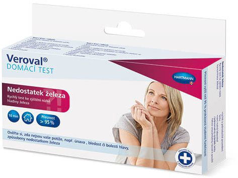 HARTMANN Veroval Nedostatek železa - Domácí test - Hlavní obrázek