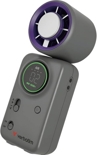 VERBATIM Cool 'n' Go Ice Touch Mini šedý/fialový - Fan - Main image