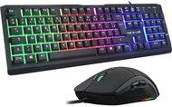 Verveley Iridium Games Pack, The G-Lab, Keyboard 160 FR + mouse Kult 170 - Keyboard and Mouse Set