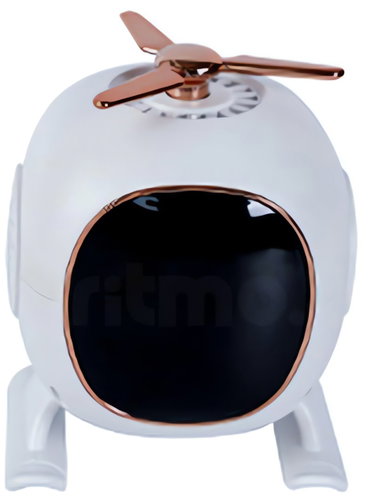Verk 27502 Aromatherapy Bluetooth alarm clock with speaker, white - Alarm Clock - Main image