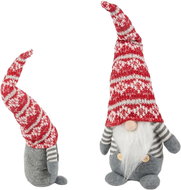 Verk Christmas elf with beard 38 cm, grey - Christmas Decoration