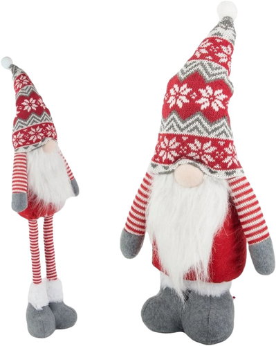 Verk Christmas elf, telescopic 50 - 70 cm, red - Christmas Decoration - Main image