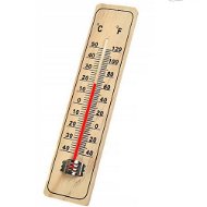 Verk 07183 Teploměr venkovní 21 cm dřevěný - Outdoor Thermometer