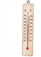 Verk 07185 Outdoor thermometer 22 cm wooden - Outdoor Thermometer