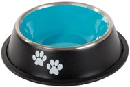 Verk 19394 Bowl for dog, cat, metal, 150 ml, black and blue - Dog Bowl