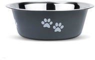 Verk 19398 Bowl for dog, cat, metal, 400 ml grey - Dog Bowl