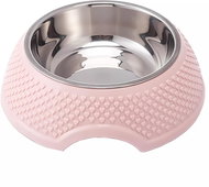 Verk 19401 Stainless steel dog bowl pink - Dog Bowl