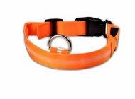 Nuxie XT0662 LED Light for cat and dog size. L orange - Cat Collar