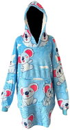 Verk 24560 TV hoodie with hood, koala blue - Wearable Blanket