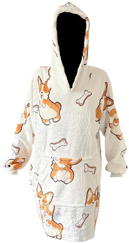 Verk 24560 TV hoodie with hood, dog - Wearable Blanket - Main image