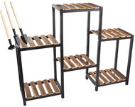 Verk 27401 Flower stand, 6 shelves, 74 × 96 cm, brown - Flower Stand
