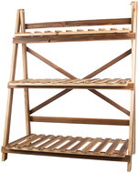 Verk 27400 Flower stand, 3 shelves, 97 × 80 cm, wooden - Flower Stand