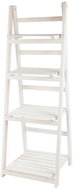Verk 27397 Staircase flower stand, 4 shelves, 107 × 40 cm, white - Flower Stand