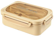 Verk 07270 Snack box with cutlery 1000 ml, brown - Lunch Box