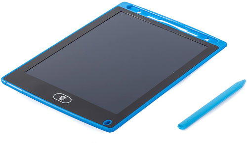 Verk 06186 Graphic drawing board with stylus 8,5" blue - Electronic Drawing Board - Main image