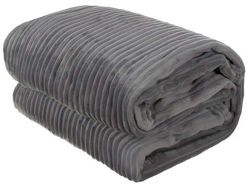 Ruhhy 24494 Microfiber blanket, 160 × 200 cm, grey - Blanket - Main image
